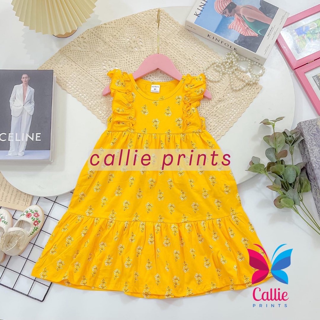 CARTERS RUFFLE DRESS BIG SIZE Baby Kids Clothes High Quality Vietnam Made 9 14yo Shopee Philippines