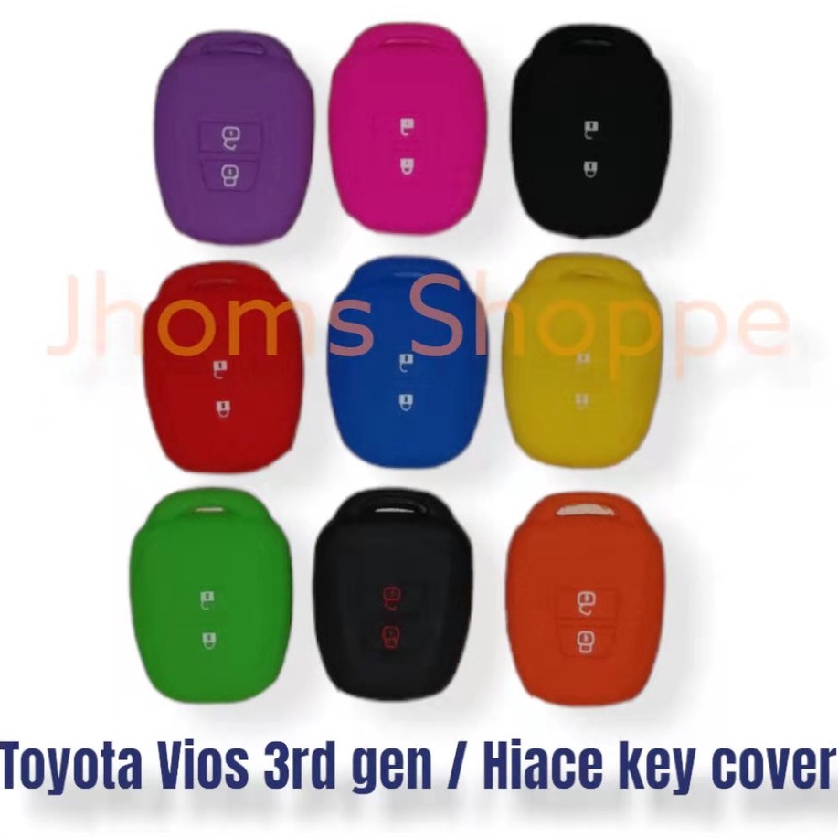 Toyota Vios 3rd Gen / Hiace Silicone Key Cover / 1 piece | Shopee ...