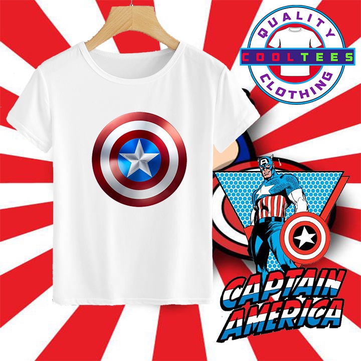 Captain america t shirt kids best sale