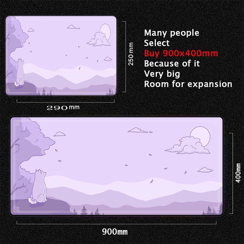Multi-Size Cat Mouse Pad Game Components Original Art Design Mouse Pad ...