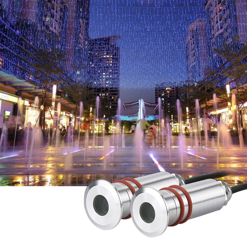 LED Mini Underwater Light Pool Lights Stainless Steel LED Fountain
