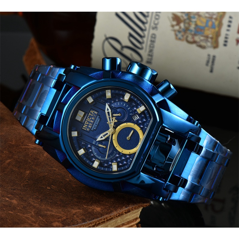 New Invicta Reserve Bolt Zeus Fashion Men's Quartz Watch Chronograph Watch  Luxury Watch