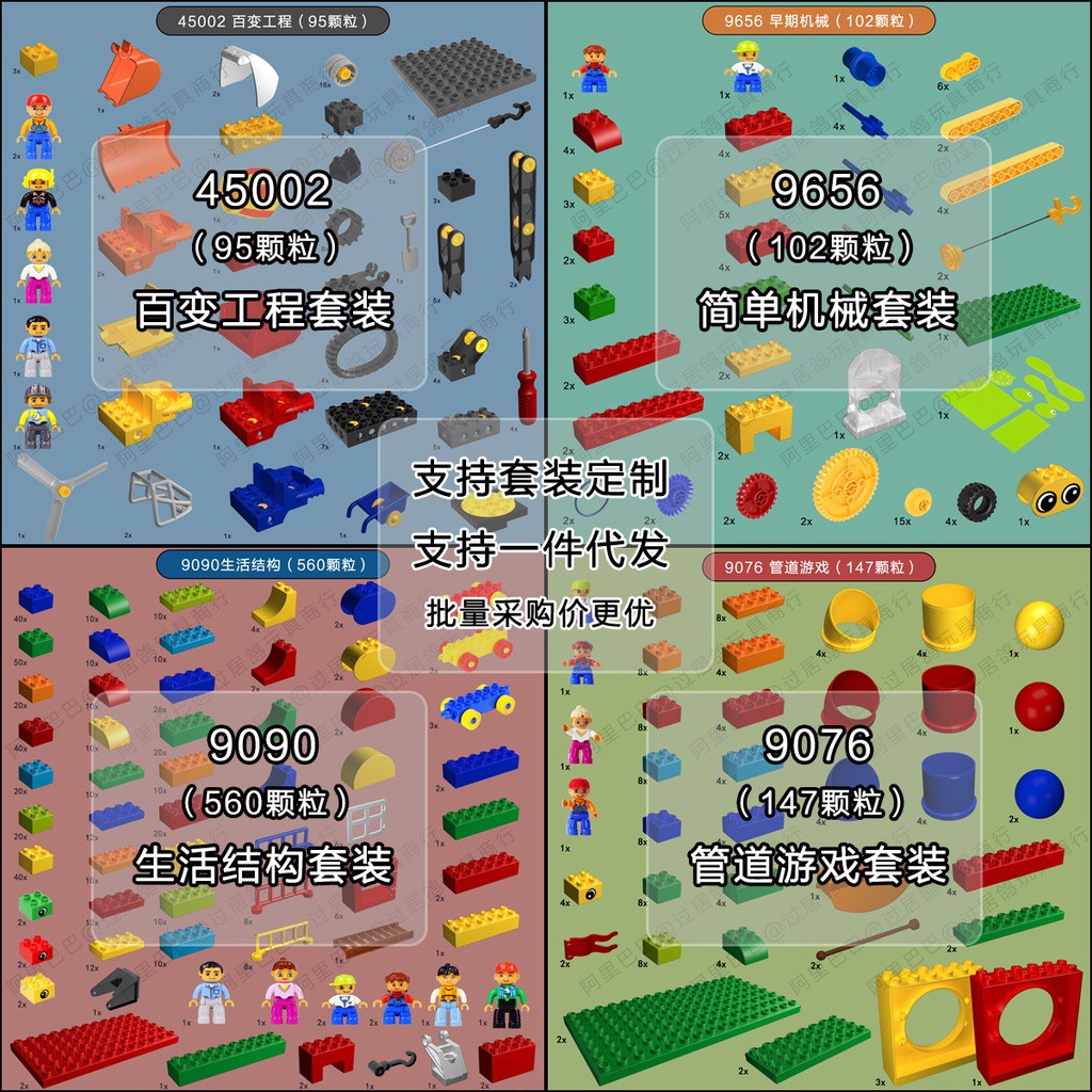 Lego Compatible Lego Particles Building Blocks 9090 Educational