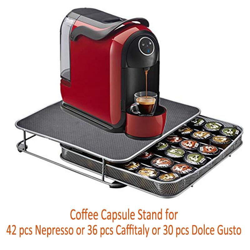 CODZzooi Ermakova Coffee Capsule Stand For 42 Nespresso / 36 Caffitaly