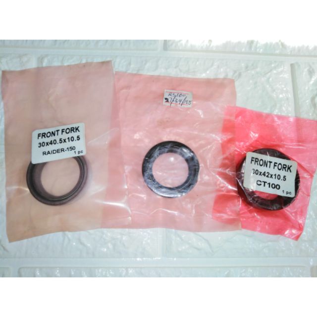 FRONT FORK OIL SEAL RAIDER150/RS100/CT100(wind125) Shopee