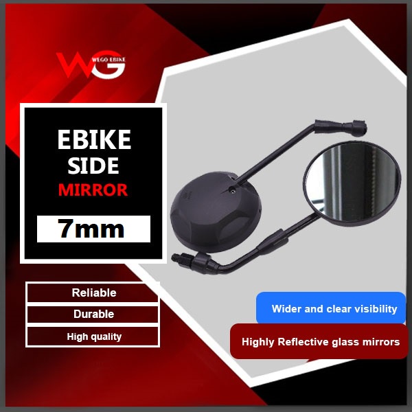 Ebike Side Mirror 7mm High Quality Romai Mini Cruz Hawk Etc. Nwow