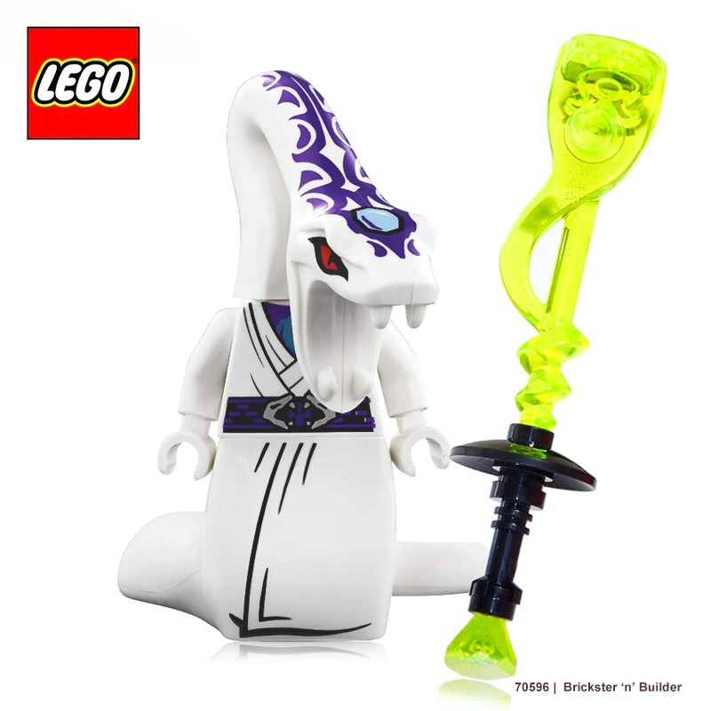 LEGO Ninjago 70596 Pythor P. Chumsworth Serpentine White Snake