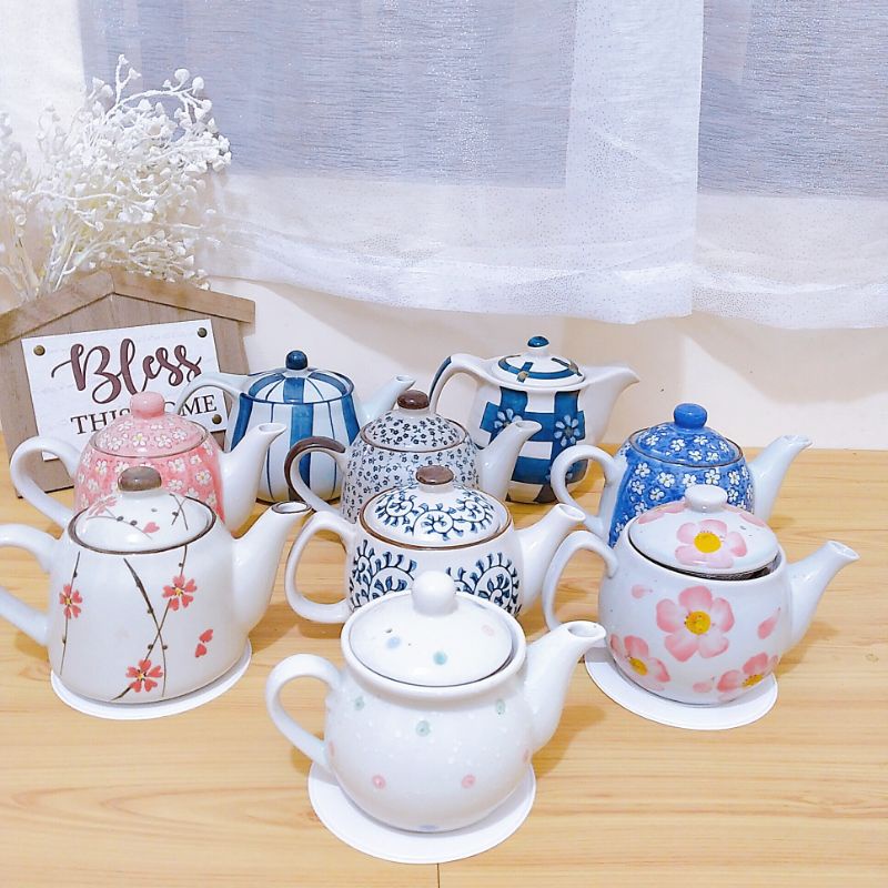 MICROWAVABLE JAPANESE CERAMIC CLASSIC TEA POT WITH HIGH QUALITY ...