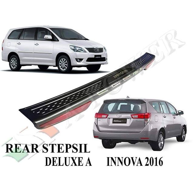 INNOVA REAR STEPSILL/REAR BUMPER GARNISH 2016-2024 with chrome ...