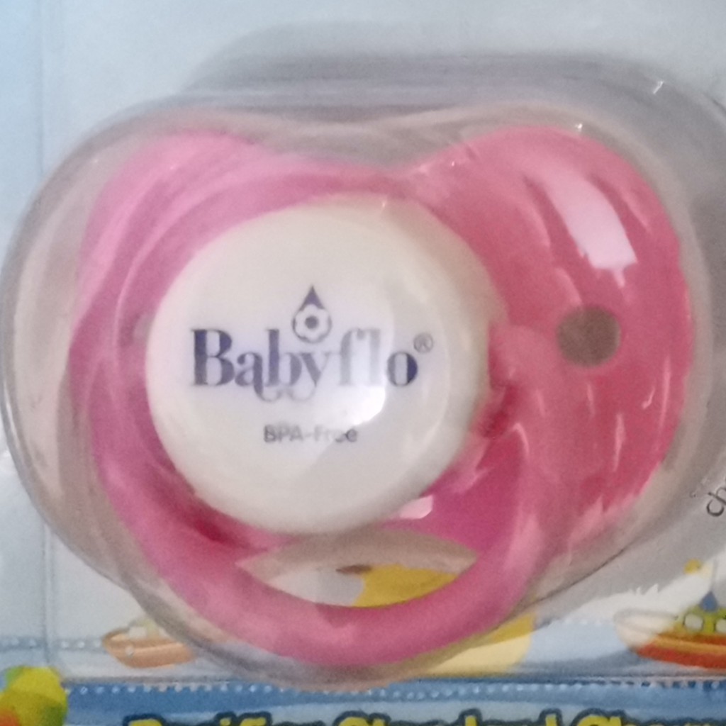 Babyflo Pacifier Standard Cherry Soft Rubber Teat Babies Comfort And Satisfaction Safe And