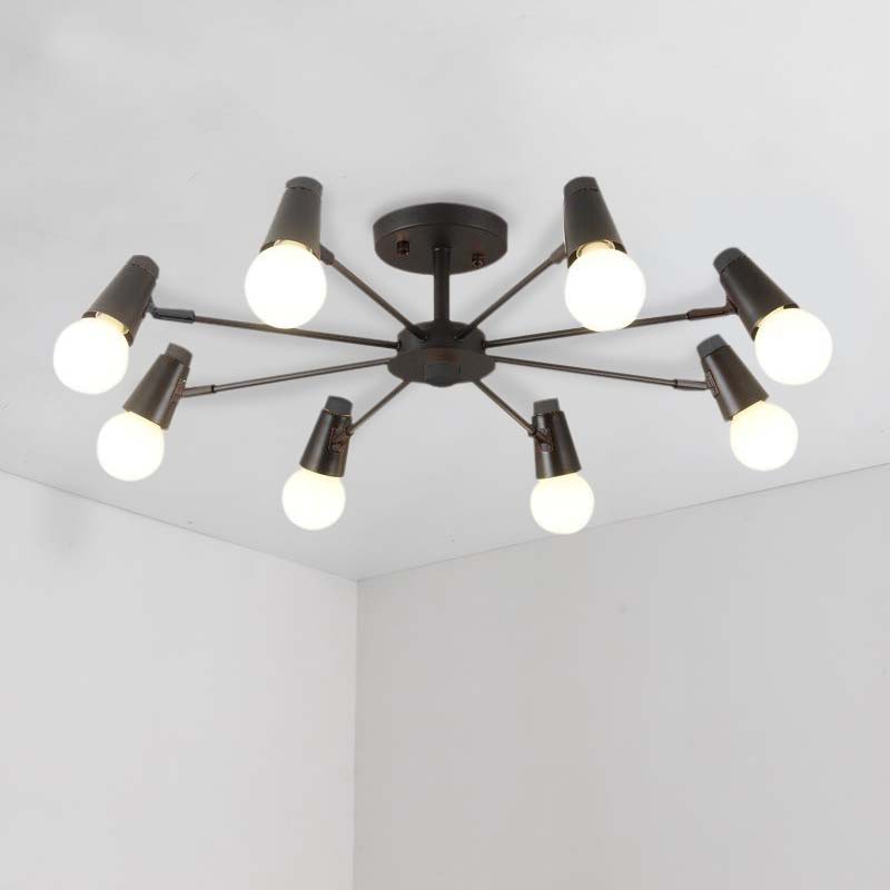 Modern Minimalist Ceiling Light | 6 Heads Living Room Ceiling Lighting ...