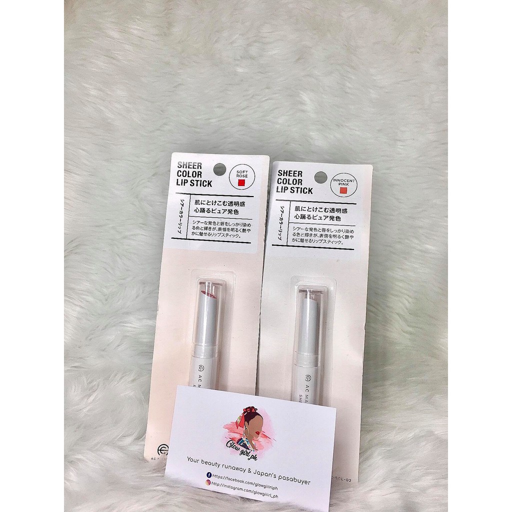 SHEER LIPSTICK JAPAN Shopee Philippines