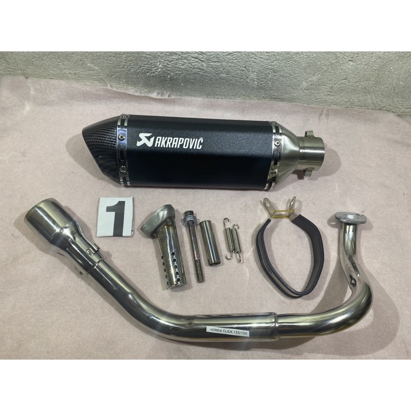 Akrapovic With Elbow For Honda Click 125i150i Shopee Philippines 5989