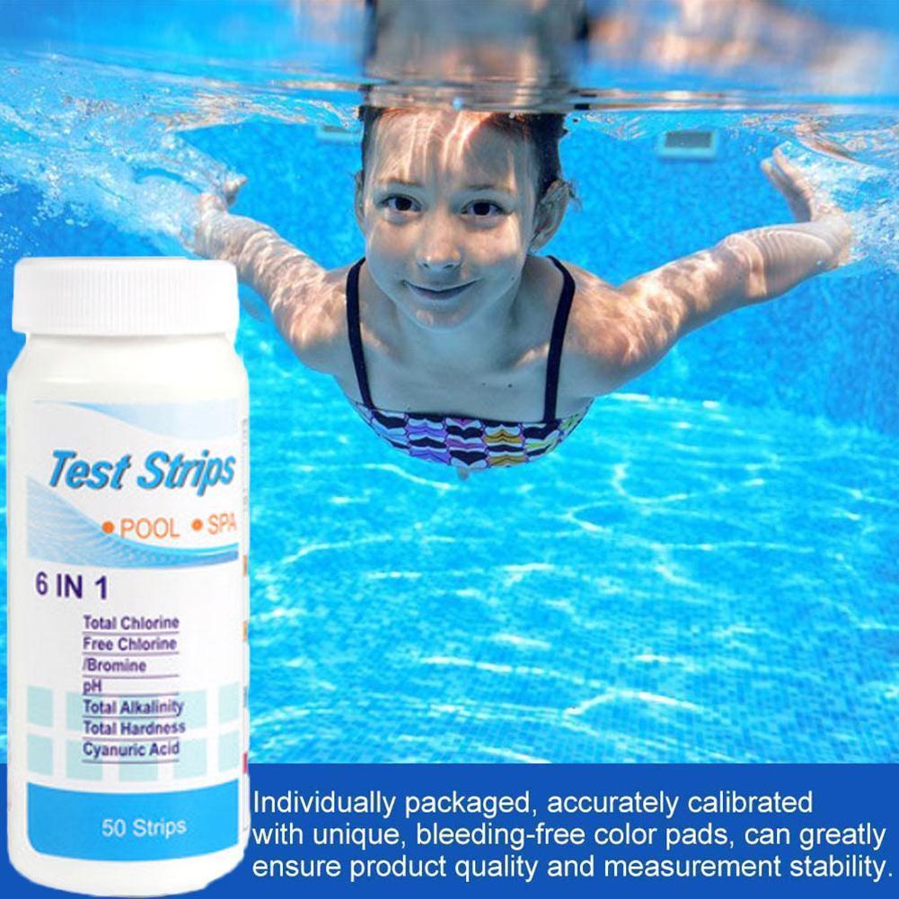 50 Strips/Bottle 3 In 1 Test Strips Multipurpose Chlorine PH Test
