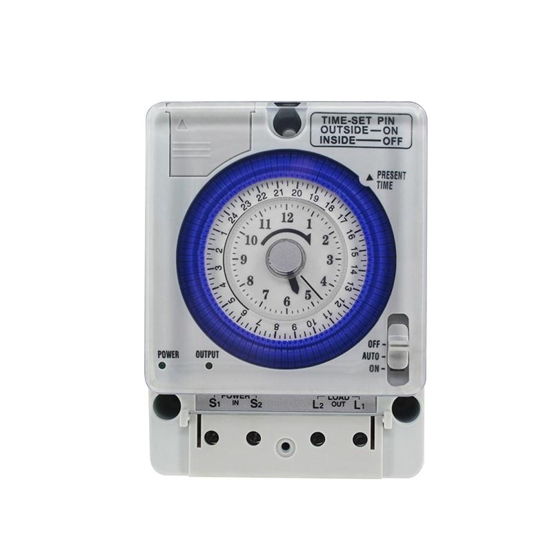 24-Hours Timer Mechanical Switch Industrial Analogue Timer With ...