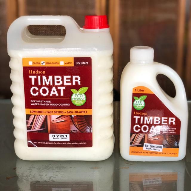 Hudson Timber Coat Polyurethane Water Based Wood Coating and