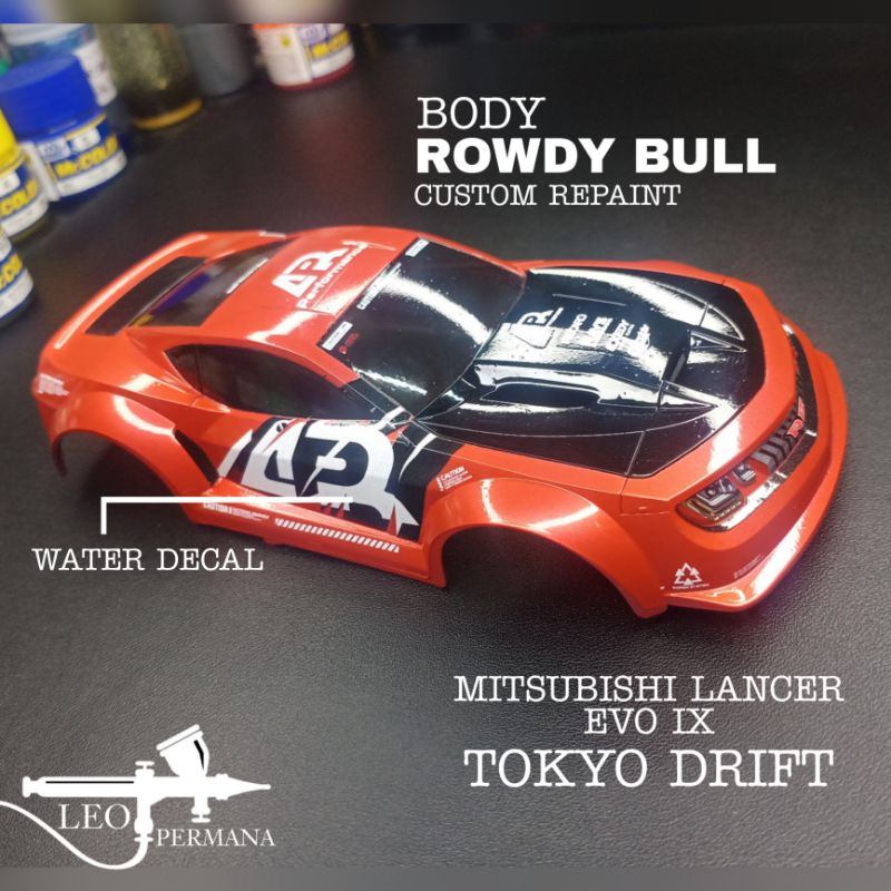 Body ROWDY BULL REPAINT CUSTOM | Fast FURIOUS TOKYO DRIFT | Shopee ...