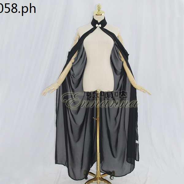 Halloween Costume Adult Male Female Wizard Magic Black White Red Cloak ...