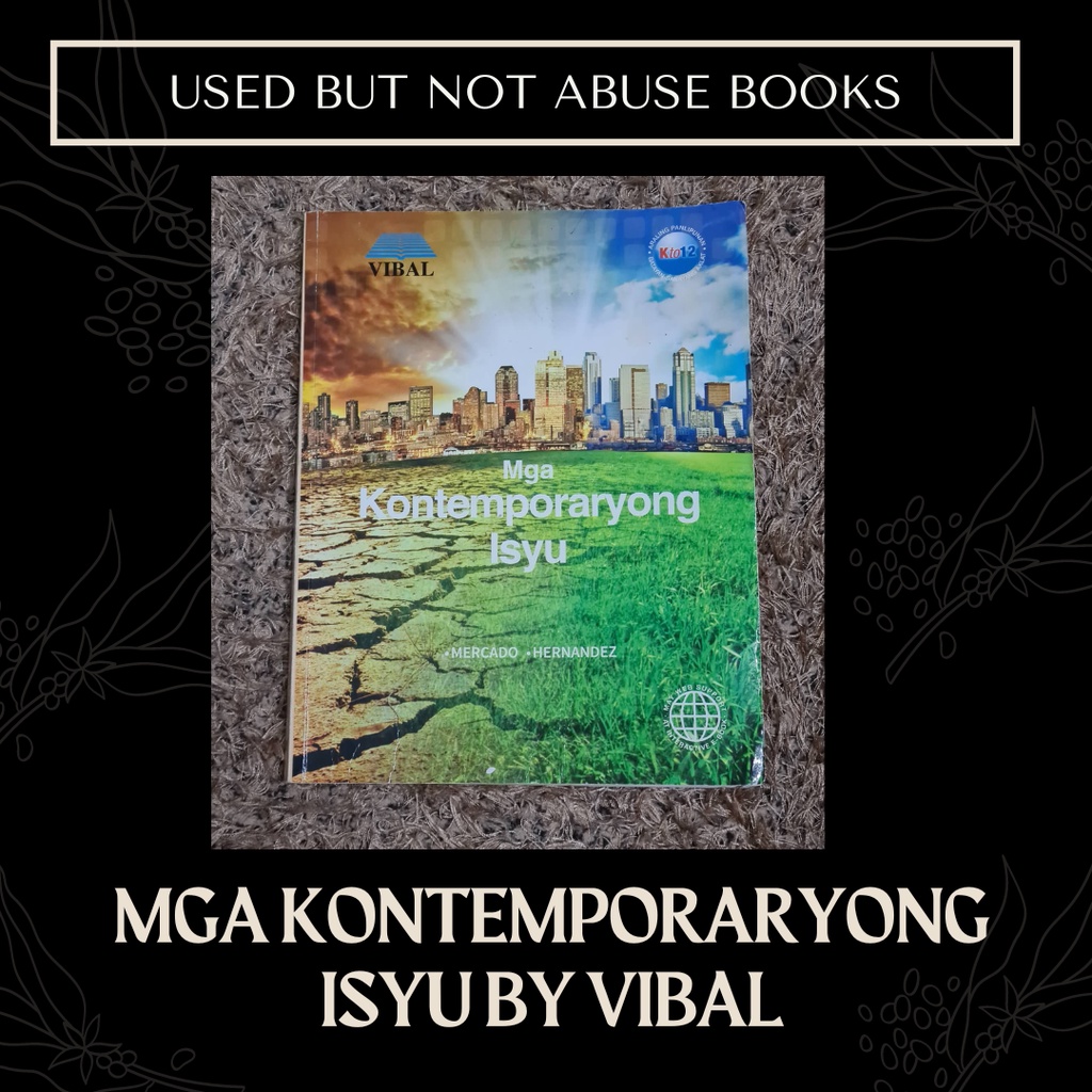 Mga Kontemporaryong Isyu By Vibal Grade 10 Books Shopee Philippines 8509