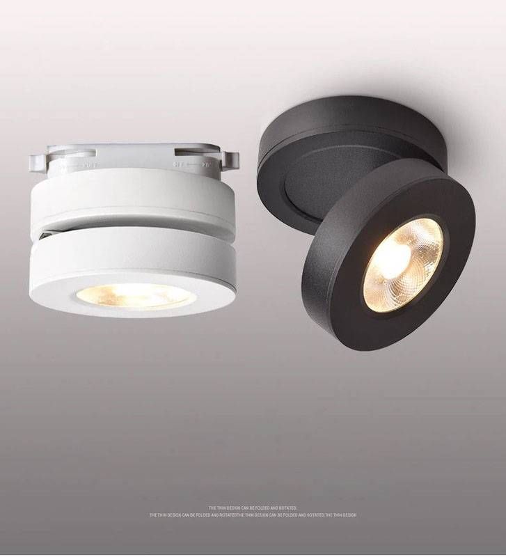 Led embedded spotlight universal foldable embedded light surface ...