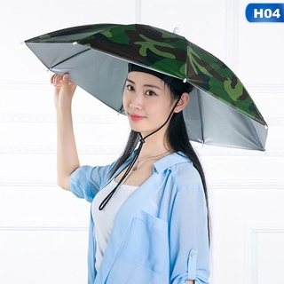 Sun Protection Umbrella Hat Head-Mounted Sunshade Overhead Fishing