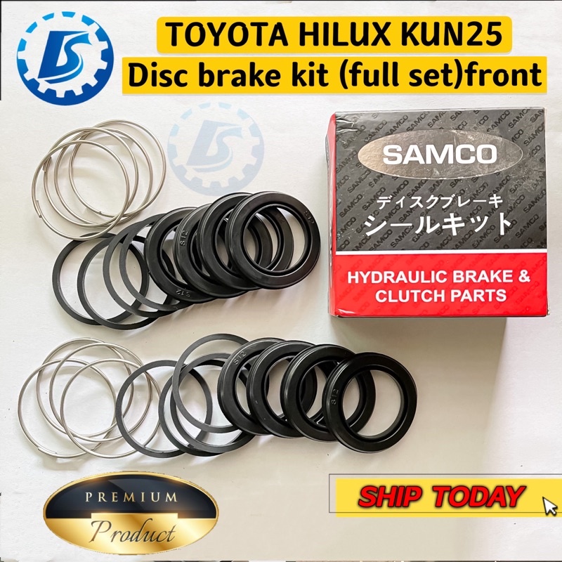 JAPAN HILUX VIGO KUN25 KUN 26 LN106 LN166 fr disc brake seal kit set