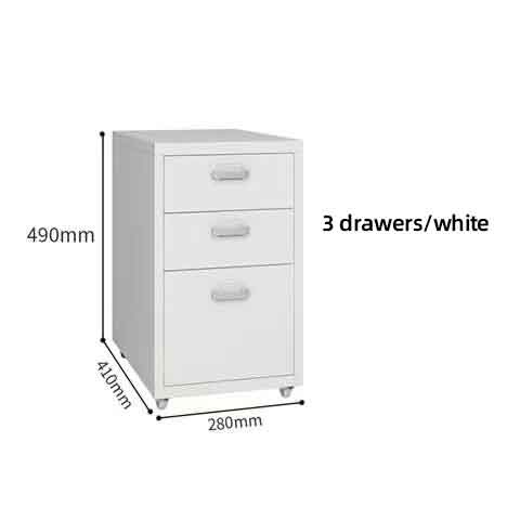 Office File Drawer Cabinet With Lock Metal Drawer Organizer Home ...