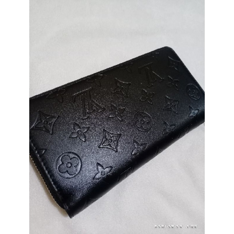 embossed lv wallet