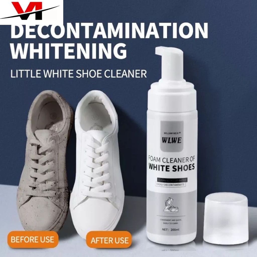 Shoe cleaner for white shoes 200ML white shoes cleaner yellow stain ...