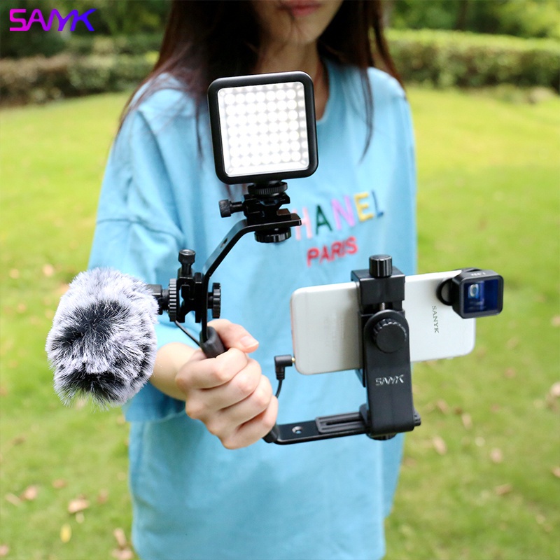 SANYK Metal L Shape Mobile Phone Extension Phone Stabilizer Anti-Shake ...