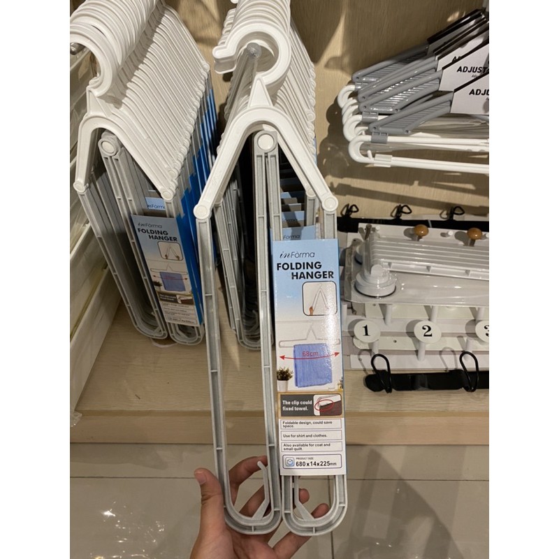 Informa FOLDING HANGER (FOLDING TOWEL HANGER 68CM) | Shopee Philippines