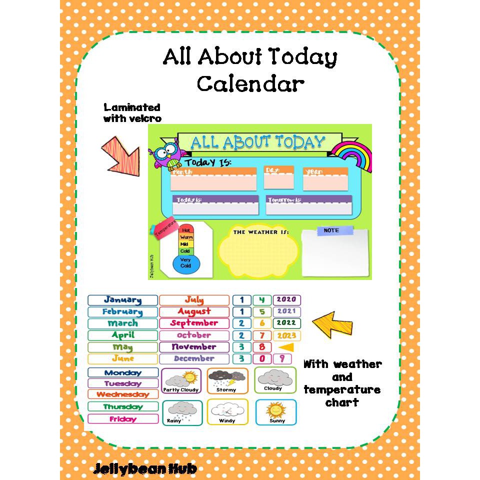 All About Today Calendar Weather chart Calendar Shopee Philippines