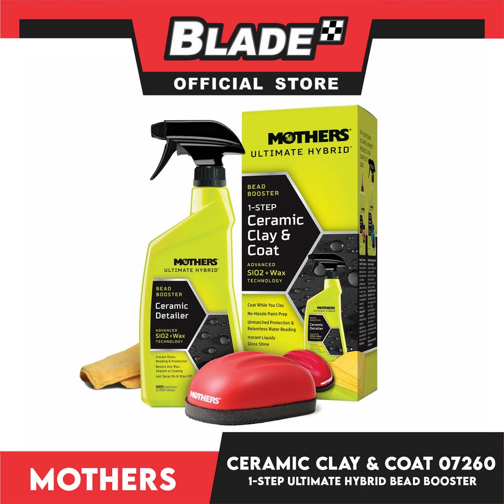 Mothers Ultimate Hybrid 1Step Ceramic Clay & Coat 07260 Shopee