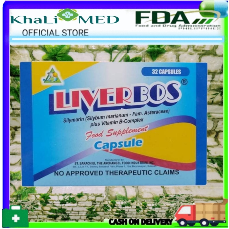 LIVERBOS SILYMARIN PLUS VITAMIN B-COMPLEX 32 Capsules | Shopee Philippines