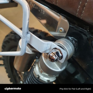 Universal Saddle Bag Bracket - (Shock Mount) - CR152/RC250/CAFE400/TMX ...