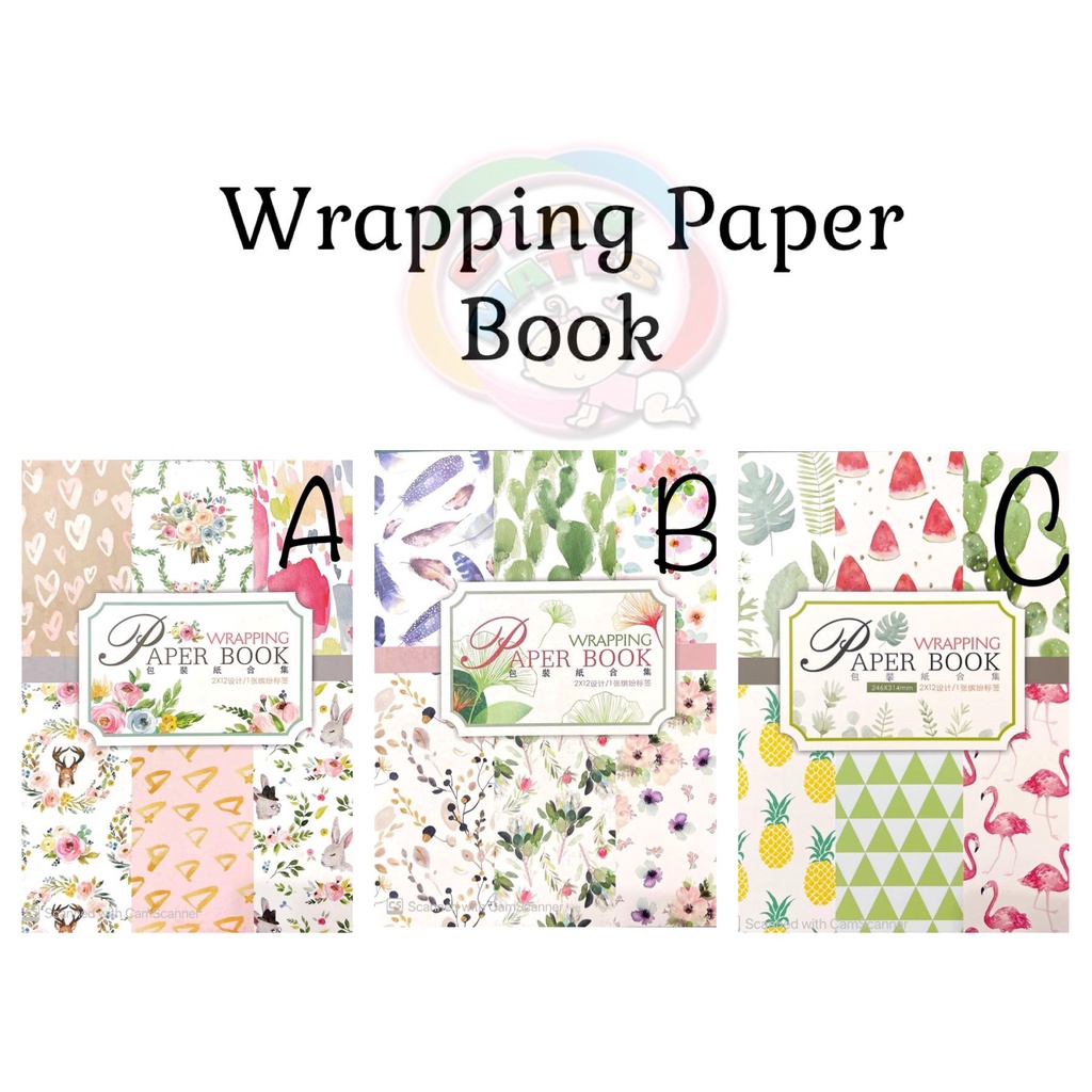 Wrapping Paper Book Set Shopee Philippines