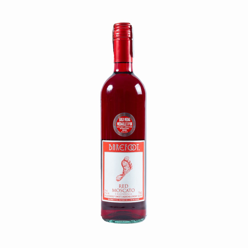 Barefoot Red Moscato 750ml | Shopee Philippines