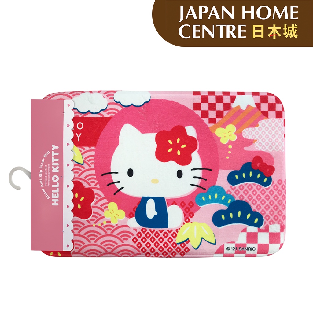 Hello Kitty Floor Mat 40 X 60cm Pink Patterns [Japan Home] Shopee Philippines