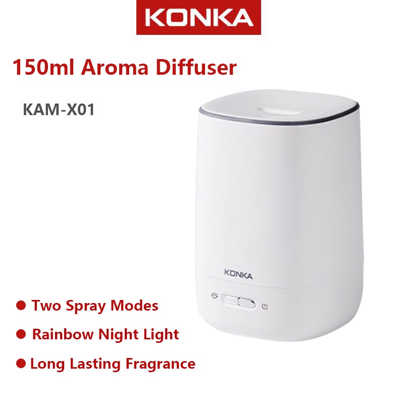 KONKA Aroma Diffuser Air Humidifier 150ml Aroma Diffuser With Rainbow