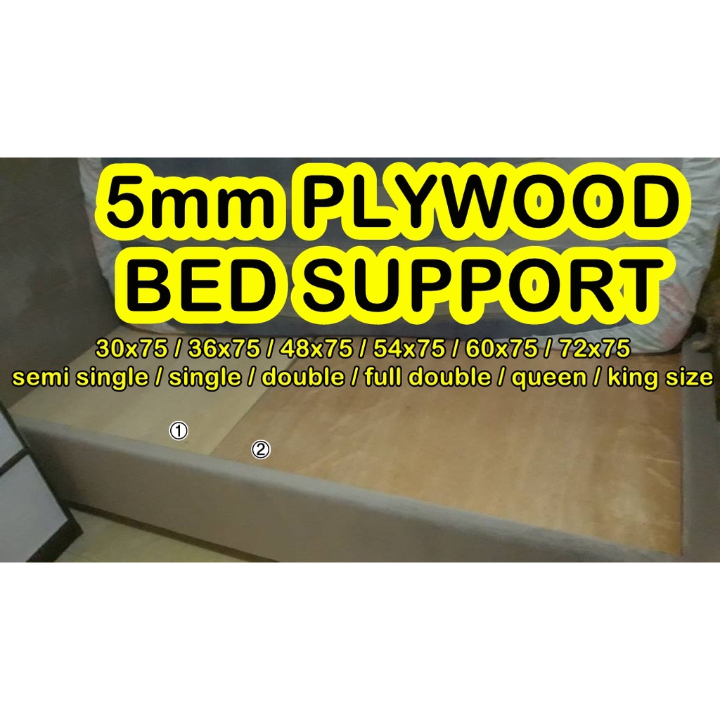 BED SUPPORT FOR MATTRESS / SUPPORT FOR FOAM 1/4 plywood 5mm plywood