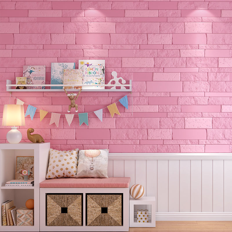 SelfAdhesive 3D WallPaper Dinding Sticker Foam Sticker Background Wall