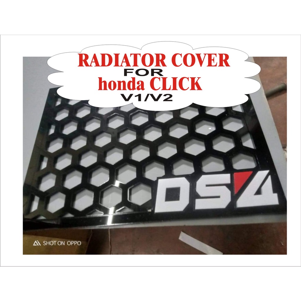 Ds4 Radiator Cover For Nmax Aerox Version 1 And 2 Honda Click V1 V2 Mx Mxi Shopee