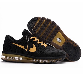 Air max 2017 mens black and gold sale