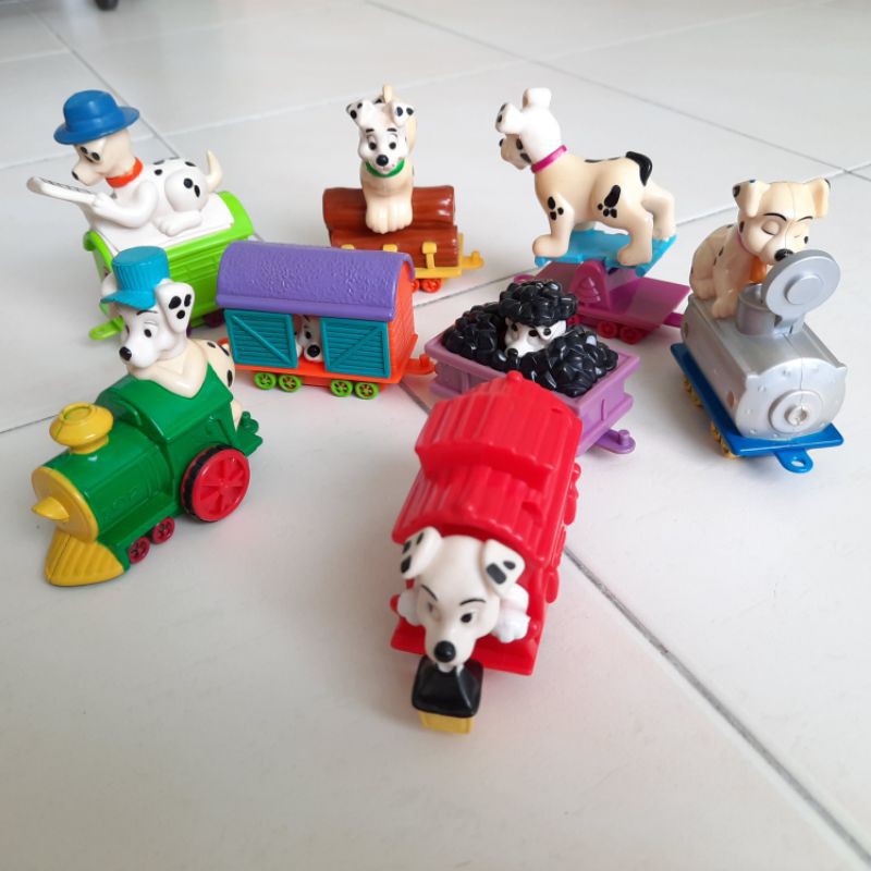 McDonald's Toys - Disney's - 101 Dalmatians Trains - Year 2000 - Set ...