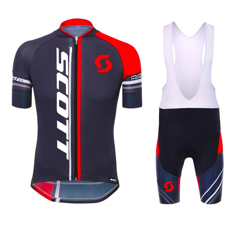 Conjunto De Manga Longa Scott Cycling Jersey | Parcelamento sem juros