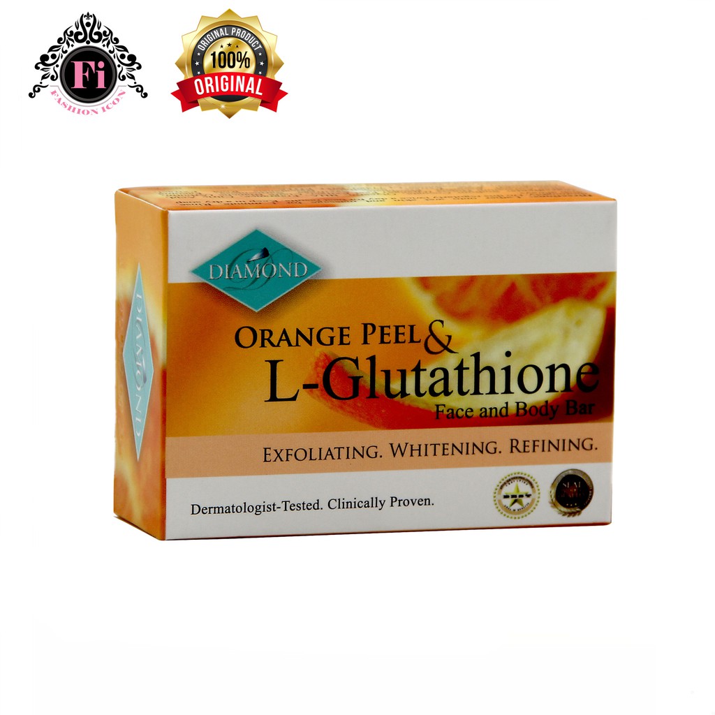 Diamond Orange Peel & L-Glutathione Soap 150g | Shopee Philippines