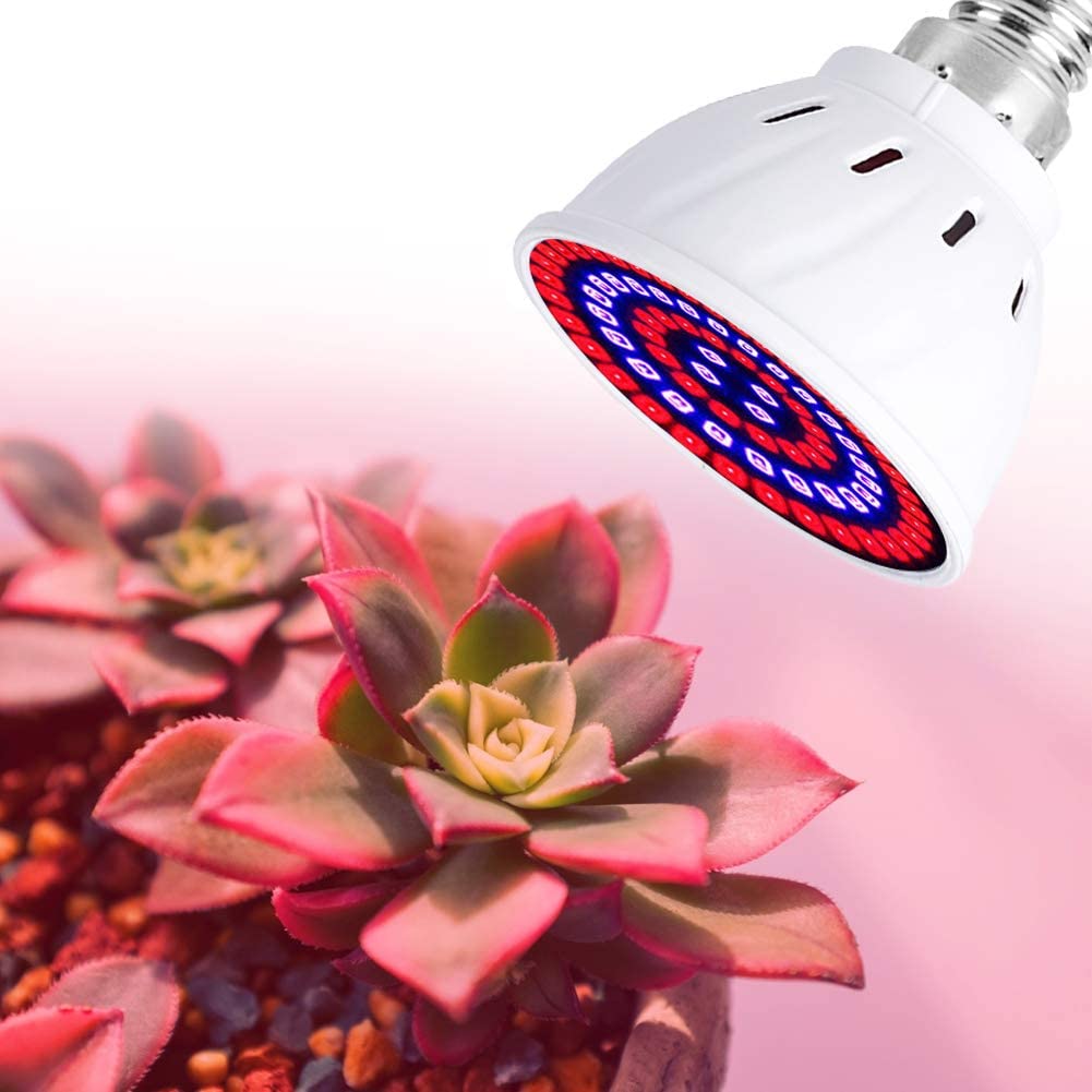 LED Grow Light Bulb 60 LEDs Daylight Full Spectrum Plant Growth Lamp ...