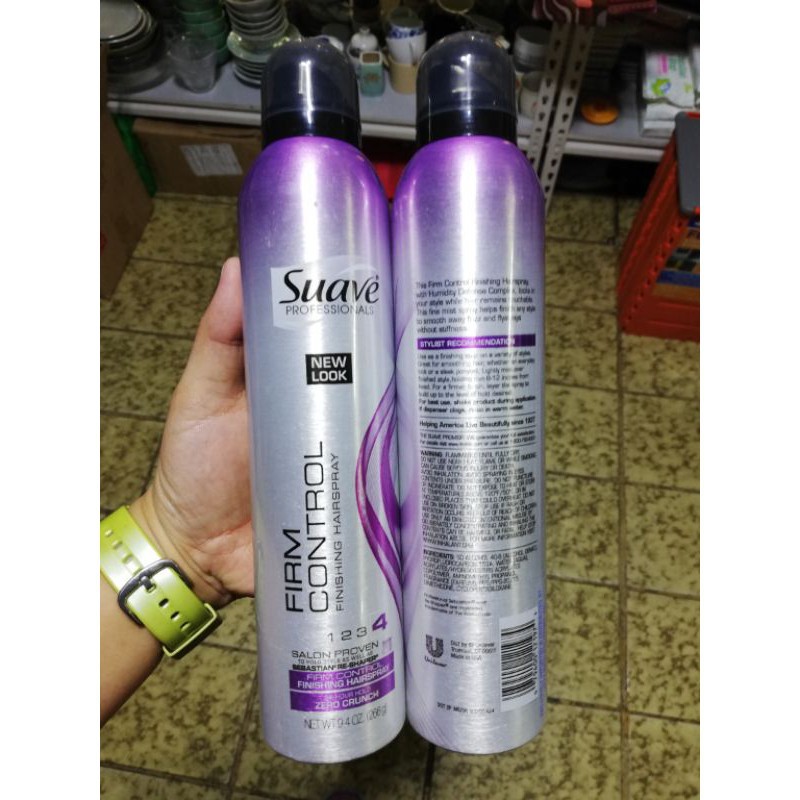 Suave hairspray clearance