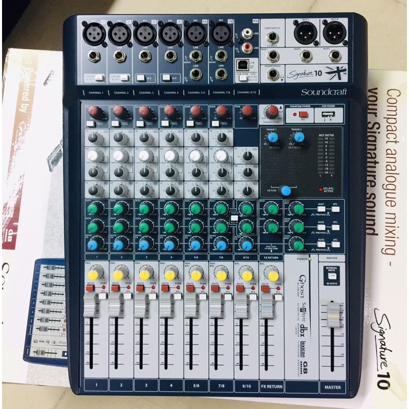 Soundcraft Signature 10 Mixer , soundcraft SIGNATURE-10 Analog Sound ...