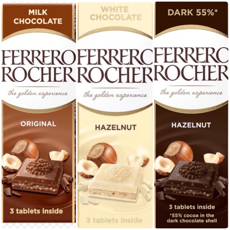 Ferrero Chocolate bar 90 g. And 270 (limited) | Shopee Philippines